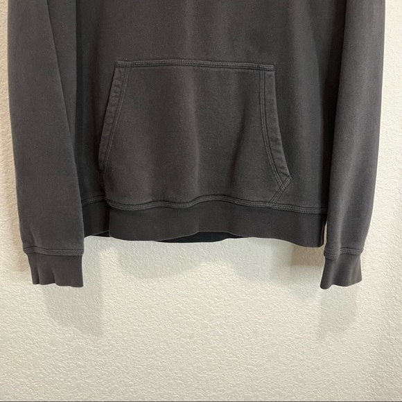 Nike Gray Neon Yellow Green Swoosh Logo Pullover Hoodie Jacket Mens Size L - Picture 3 of 11